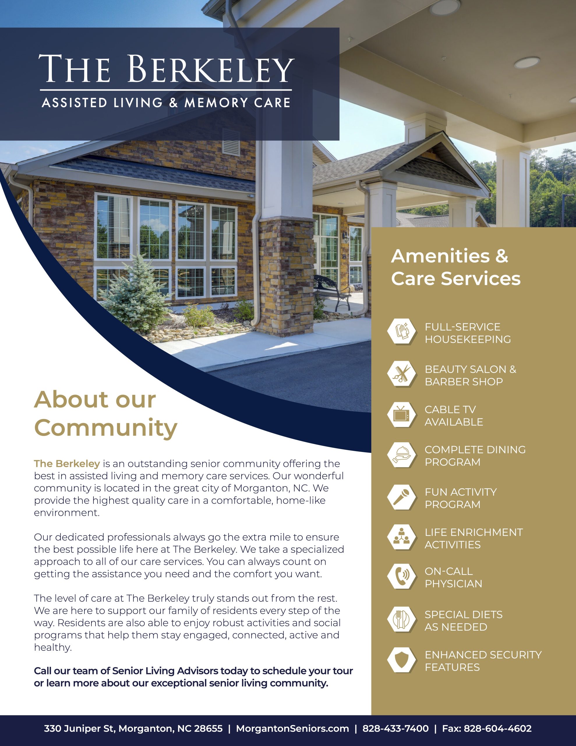 The Berkeley- About our Services